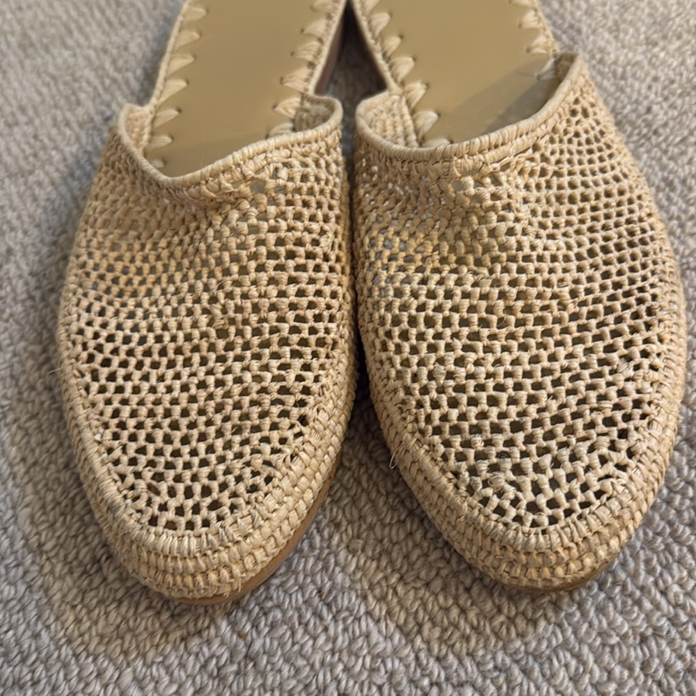 Raffia Handmade Women's Slip-On Sandals - 8.5/9 - Picture 3 of 6